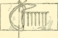 An illustration from School needlework; a book written for the beginner of any age and in any school (1922)
