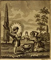 An illustration from The school of the heart : or, The heart of itself gone away from God, brought back again to him, and instructed by him (1808)