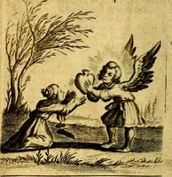 An illustration from The school of the heart; or, The heart of it self gone away from God brought back again to him, and instructed by him. In 47. emblems (1676)