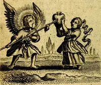 An illustration from The school of the heart; or, The heart of it self gone away from God brought back again to him, and instructed by him. In 47. emblems (1676)