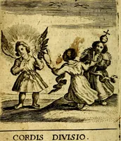 An illustration from The school of the heart; or, The heart of it self gone away from God brought back again to him, and instructed by him. In 47. emblems (1676)