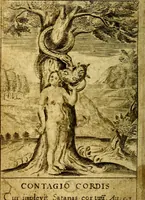 An illustration from The school of the heart; or, The heart of it self gone away from God brought back again to him, and instructed by him. In 47. emblems (1676)