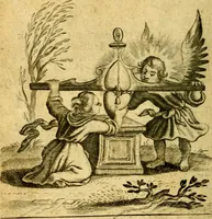 An illustration from The school of the heart; or, The heart of it self gone away from God brought back again to him, and instructed by him. In 47. emblems (1676)