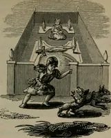 An illustration from The school of the heart : or, The heart of itself gone away from God, brought back again to Him; and instructed by Him. With The learning of the heart; and Hieroglyphics of the life of man. (1845)