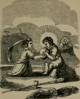 An illustration from The school of the heart : or, The heart of itself gone away from God, brought back again to Him; and instructed by Him. With The learning of the heart; and Hieroglyphics of the life of man. (1845)