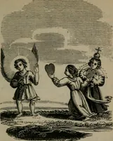 An illustration from The school of the heart : or, The heart of itself gone away from God, brought back again to Him; and instructed by Him. With The learning of the heart; and Hieroglyphics of the life of man. (1845)