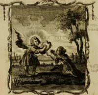 An illustration from The school of the heart, or, The heart (of itself gone away from God) brought back again to Him, and instructed by Him : in forty-seven emblems (1778)