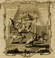 An illustration from The school of the heart, or, The heart (of itself gone away from God) brought back again to Him, and instructed by Him : in forty-seven emblems (1778)