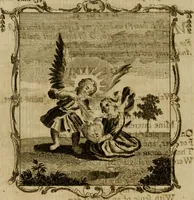 An illustration from The school of the heart, or, The heart (of itself gone away from God) brought back again to Him, and instructed by Him : in forty-seven emblems (1778)