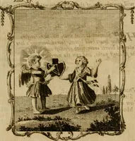 An illustration from The school of the heart, or, The heart (of itself gone away from God) brought back again to Him, and instructed by Him : in forty-seven emblems (1778)