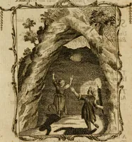 An illustration from The school of the heart, or, The heart (of itself gone away from God) brought back again to Him, and instructed by Him : in forty-seven emblems (1778)