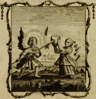 An illustration from The school of the heart, or, The heart (of itself gone away from God) brought back again to Him, and instructed by Him : in forty-seven emblems (1778)