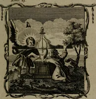 An illustration from The school of the heart, or, The heart (of itself gone away from God) brought back again to Him, and instructed by Him : in forty-seven emblems (1778)