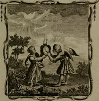 An illustration from The school of the heart, or, The heart (of itself gone away from God) brought back again to Him, and instructed by Him : in forty-seven emblems (1778)