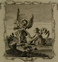 An illustration from The school of the heart, or, The heart (of itself gone away from God) brought back again to Him, and instructed by Him : in forty-seven emblems (1778)