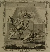 An illustration from The school of the heart, or, The heart (of itself gone away from God) brought back again to Him, and instructed by Him : in forty-seven emblems (1778)