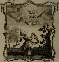An illustration from The school of the heart, or, The heart (of itself gone away from God) brought back again to Him, and instructed by Him : in forty-seven emblems (1778)