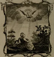 An illustration from The school of the heart, or, The heart (of itself gone away from God) brought back again to Him, and instructed by Him : in forty-seven emblems (1778)
