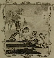 An illustration from The school of the heart, or, The heart (of itself gone away from God) brought back again to Him, and instructed by Him : in forty-seven emblems (1778)