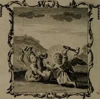 An illustration from The school of the heart, or, The heart (of itself gone away from God) brought back again to Him, and instructed by Him : in forty-seven emblems (1778)