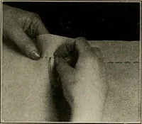 An illustration from School sewing based on home problems (1916)