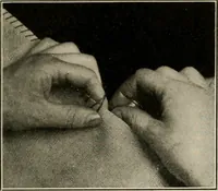An illustration from School sewing based on home problems (1916)
