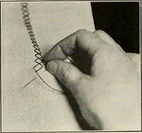 An illustration from School sewing based on home problems (1916)