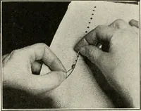 An illustration from School sewing based on home problems (1916)