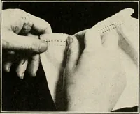 An illustration from School sewing based on home problems (1916)