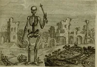 An illustration from Emblemata Florentii Schoonhovii I.C. Goudani, partim moralia, partim etiam civilia. Cum latiori eorundem ejusdem auctoris interpretatione. Accedunt et alia quaedam poëmatia in alijs poëmatum suorum libris non contenta (1618)