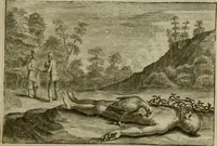 An illustration from Emblemata Florentii Schoonhovii I.C. Goudani, partim moralia, partim etiam civilia. Cum latiori eorundem ejusdem auctoris interpretatione. Accedunt et alia quaedam poëmatia in alijs poëmatum suorum libris non contenta (1618)