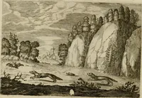 An illustration from Emblemata Florentii Schoonhovii I.C. Goudani, partim moralia, partim etiam civilia. Cum latiori eorundem ejusdem auctoris interpretatione. Accedunt et alia quaedam poëmatia in alijs poëmatum suorum libris non contenta (1618)