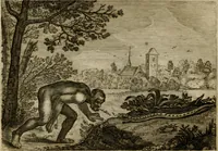 An illustration from Emblemata Florentii Schoonhovii I.C. Goudani, partim moralia, partim etiam civilia. Cum latiori eorundem ejusdem auctoris interpretatione. Accedunt et alia quaedam poëmatia in alijs poëmatum suorum libris non contenta (1618)
