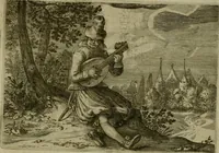 An illustration from Emblemata Florentii Schoonhovii I.C. Goudani, partim moralia, partim etiam civilia. Cum latiori eorundem ejusdem auctoris interpretatione. Accedunt et alia quaedam poëmatia in alijs poëmatum suorum libris non contenta (1618)