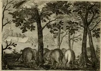 An illustration from Emblemata Florentii Schoonhovii I.C. Goudani, partim moralia, partim etiam civilia. Cum latiori eorundem ejusdem auctoris interpretatione. Accedunt et alia quaedam poëmatia in alijs poëmatum suorum libris non contenta (1618)