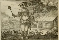 An illustration from Emblemata Florentii Schoonhovii I.C. Goudani, partim moralia, partim etiam civilia. Cum latiori eorundem ejusdem auctoris interpretatione. Accedunt et alia quaedam poëmatia in alijs poëmatum suorum libris non contenta (1618)