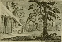 An illustration from Emblemata Florentii Schoonhovii I.C. Goudani, partim moralia, partim etiam civilia. Cum latiori eorundem ejusdem auctoris interpretatione. Accedunt et alia quaedam poëmatia in alijs poëmatum suorum libris non contenta (1618)