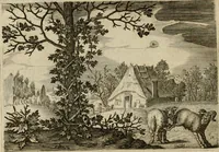 An illustration from Emblemata Florentii Schoonhovii I.C. Goudani, partim moralia, partim etiam civilia. Cum latiori eorundem ejusdem auctoris interpretatione. Accedunt et alia quaedam poëmatia in alijs poëmatum suorum libris non contenta (1618)