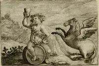 An illustration from Emblemata Florentii Schoonhovii I.C. Goudani, partim moralia, partim etiam civilia. Cum latiori eorundem ejusdem auctoris interpretatione. Accedunt et alia quaedam poëmatia in alijs poëmatum suorum libris non contenta (1618)