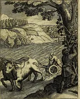 An illustration from Schouwtoneel des menschelyken leevens, of, Lessen der wysheid : uytgedrukt in 103. fraaye konstplaaten, welker zinspeelingen uyt Horatius verzaamellt zyn (1755)