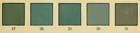 An illustration from Schwaneberger, Farben-Tafein für Briefmarkensammler = Tableaux de couleurs pour collectionneurs = Colour-tables for stamp-collectors (1922)