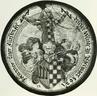 An illustration from Schwäbische Glasmalerei (1912)