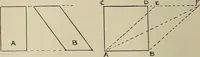 An illustration from Science and art drawing : complete geometrical course ; consisting of plane and solid geometry, orthographic and isometric projection, projection of shadow's the principles of map projection, graphic arithmetic and graphic statics (1895)