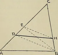 An illustration from Science and art drawing : complete geometrical course ; consisting of plane and solid geometry, orthographic and isometric projection, projection of shadow's the principles of map projection, graphic arithmetic and graphic statics (1895)