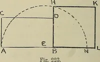 Picture 128 of 450 from Science and art drawing : complete geometrical course ; consisting of plane and solid geometry, orthographic and isometric projection, projection of shadow's the principles of map projection, graphic arithmetic and graphic statics (1895), leaf 123