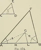 Picture 157 of 450 from Science and art drawing : complete geometrical course ; consisting of plane and solid geometry, orthographic and isometric projection, projection of shadow's the principles of map projection, graphic arithmetic and graphic statics (1895), leaf 166