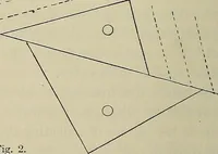 An illustration from Science and art drawing : complete geometrical course ; consisting of plane and solid geometry, orthographic and isometric projection, projection of shadow's the principles of map projection, graphic arithmetic and graphic statics (1895)