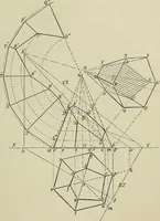An illustration from Science and art drawing : complete geometrical course ; consisting of plane and solid geometry, orthographic and isometric projection, projection of shadow's the principles of map projection, graphic arithmetic and graphic statics (1895)
