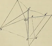 An illustration from Science and art drawing : complete geometrical course ; consisting of plane and solid geometry, orthographic and isometric projection, projection of shadow's the principles of map projection, graphic arithmetic and graphic statics (1895)