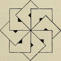 An illustration from Science and art drawing : complete geometrical course ; consisting of plane and solid geometry, orthographic and isometric projection, projection of shadow's the principles of map projection, graphic arithmetic and graphic statics (1895)
